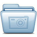 Pictures Blue Icon